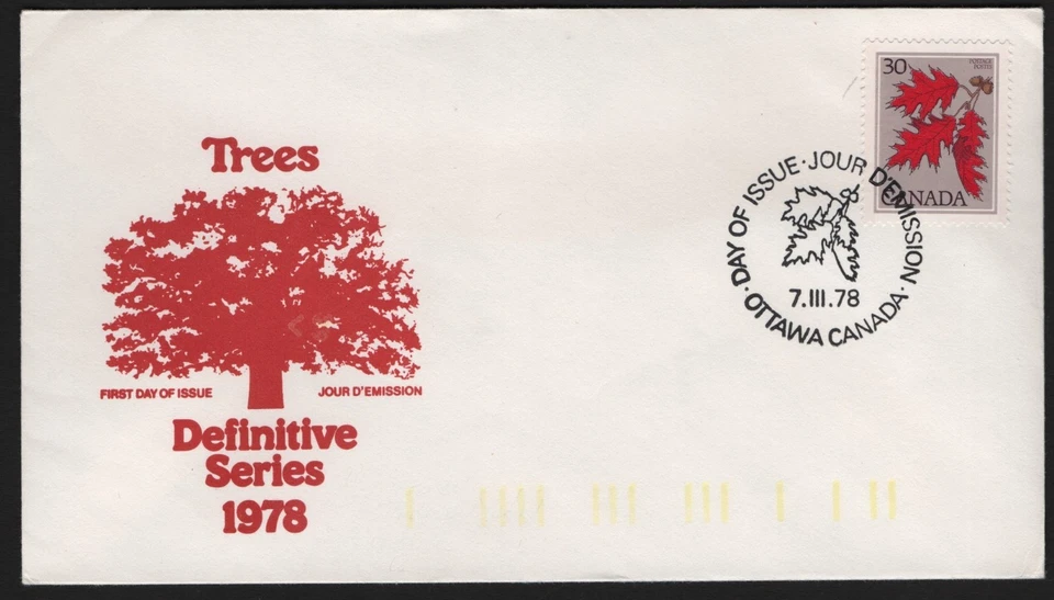 Can 720 - 1978 30c Tree Definitive 'Red Oak' - FDC - Image 1 of 1