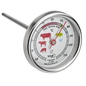 Präzise Kerntemperaturmessung: Analoges Edelstahl-Bratenthermometer für Grill - Bild 1 von 2