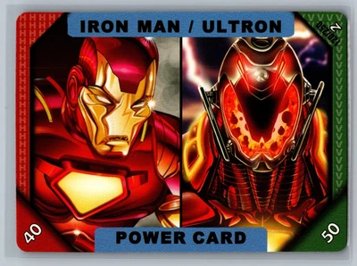 Marvel ReCharge CCG Iron Man / Ultron #120/250 Power Card TCG Series 2 - Image 1 of 2