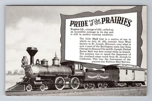 Pionierlok und erste Eisenbahn, Zug, Transport, alte Postkarte - Bild 1 von 2