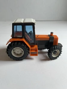 Vintage Britains Renault 145-14 Farm Tractor Orange Black - Picture 1 of 8