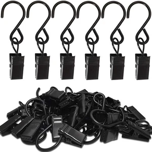 50 Pezzi Clip per Tende con Ganci a S in Acciaio Inox, Clip per Luci per Feste da Appendere,4510 - Foto 1 di 6