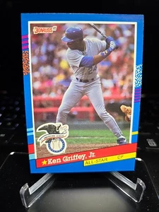 1991 Donruss #49 Ken Griffey Jr SEATTLE MARINERS ERROR NO Period NM condition - Picture 1 of 10