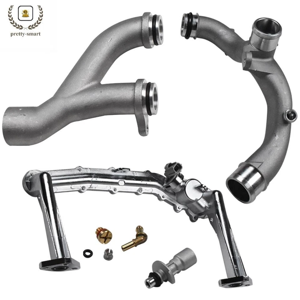 Upgraded Aluminum Coolant Water Pipe Kit fit Jaguar Land Rover Range Rover 14-19 - Image 1 of 4