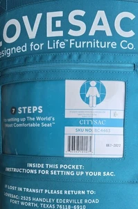 LOVESAC CITYSAC BC4463 And 3 Anti Social Club Covers - Picture 1 of 2