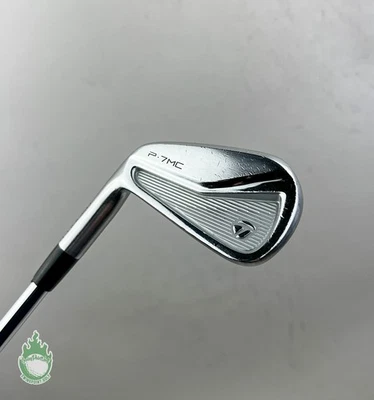 Used Left Handed TaylorMade P-7MC Forged 5 Iron X100 X-Stiff Steel Golf Club - Image 1 of 4