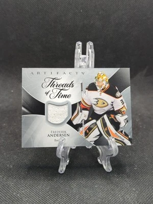 2023-24 Upper Deck Artifacts Threads of Time Frederik Andersen #TT-FA Ducks - Image 1 of 2