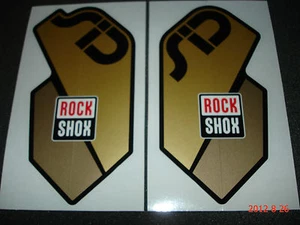 AUTHENTISCHE ROCKSHOX SID GOLD GABELN AUFKLEBER #2 / DECALS / ROCK SHOX - Bild 1 von 1
