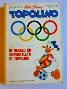 TOPOLINO LIBRETTO N 1072 1976 CON BOLLINO BUONO STATO PIEGHE STRAPPI SCRITTE - Picture 1 of 3