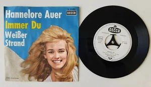 Hannelore Auer - Immer du / Weißer Strand 7" Single - PROMO Testpressung rare - Bild 1 von 1