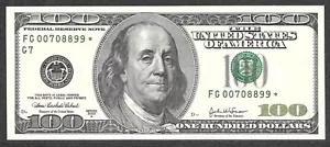 2003A $100 FG00708899* Chicago CHCU Star Note - Picture 1 of 2