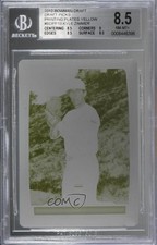 2012 Bowman Draft Picks Printing Plate Yellow 1/1 Kyle Zimmer BGS 8.5 fm0