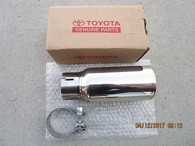 10 - 17 TOYOTA LAND CRUISER PRADO 4.0L V6 STAINLESS STEEL EXHAUST TIP BRAND NEW - Image 1 of 4