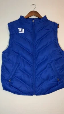 Vintage Reebok New York Giants Puffer Vest - Image 1 of 4