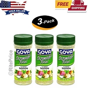 Goya Sazonador Total The Perfect Seasoning, 11 oz Free Shipping (3 Pack) - New - Picture 1 of 9