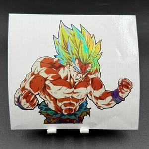 Dragon Ball Goku Super Saiyan Rage Holographic Sticker - Picture 1 of 5