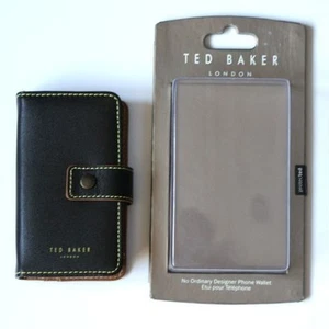 Ted Baker Universal Leather Phone Case BNWT Card Wallet Iphone 3g 4 4s   RRP £29 - Picture 1 of 5