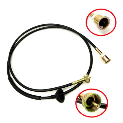 Speedo Meter Cable Speedometer Black For Mitsubishi L200 Cyclone 1986 - 1996 - Imagem 1 de 4