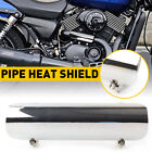 Exhaust Muffler Pipe Shield Heat Cover Protector Chrome for Durable Motorcycle