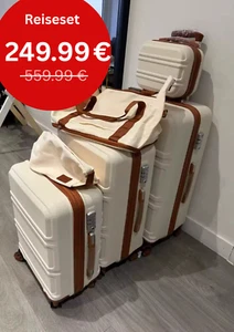 Sommer-Schnäppchen, 6-teiliges Gepäckset Koffer & Reisetaschen – einfarbig – - Bild 1 von 12