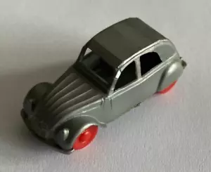 Ref P1 - Voiture CITROEN 2 C.V pour Train Jouef HO - 1/86 GRISE Tbe - Foto 1 di 5