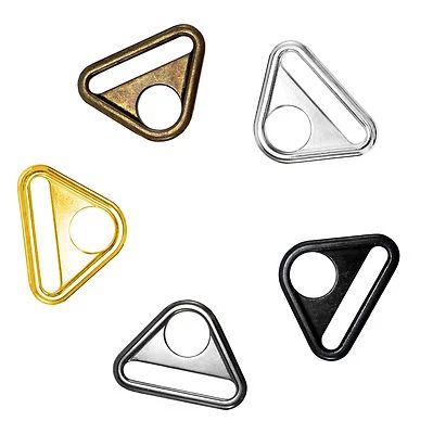 GREEN GRIZZLY Anillos D sólidos fundidos hebillas grandes ajustador triángulo moldeado 38 mm APQ