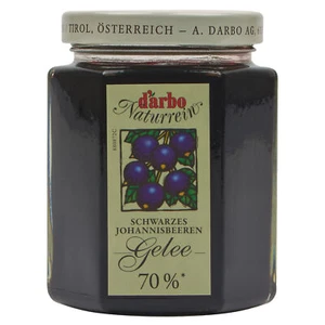 Food-United schwarze Johanisbeere Brotaufstrich DARBO GELEE EXTRA Naturrein 200g - Bild 1 von 4