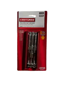 Craftsman Folding Nut Driver SAE & Metric 22009-2238 2pc Set New - Picture 1 of 4