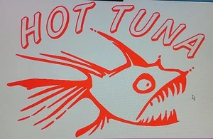 HEISSTHUNFISCH Autoaufkleber Vinyl, Drift Sticker, JDM, ANGELN, SURFEN AUTO VAN FAHRRAD BOOT - Bild 1 von 1