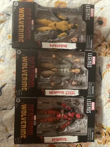Deadpool and Wolverine Marvel Legends Figures Brand New Sealed Lot of Three!! - Picture 1 of 1