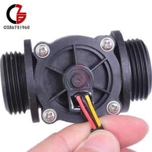 DC 5-24V 15mA DN25 Durchflussmesser Wasserhalle Sensor Schalter Flüssigkeitszähler 1-60L/min - Bild 1 von 5