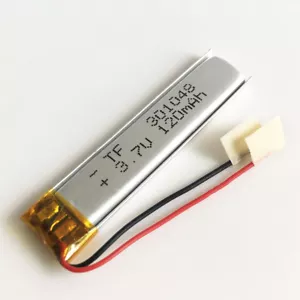 Batería recargable de polímero lipo lipo lipo 3,7 V 301048 120 mAh para cámara GPS MP3 - Imagen 1 de 4