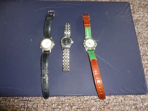 Vintage ladies watches Timberland Indiglo & fossil & yess very nice lot - Picture 1 of 7