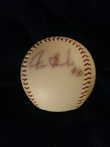 Tom Henke Signed Adidas Official League Baseball Auto Faded MLB Certified