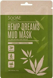 SOOAE HEMP DREAMS MUD MASK CLARIFYING & HYDRATING 1 MASK EACH Pack - Picture 1 of 3