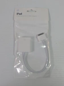 Apple iPad Dock Connector to VGA Adapter Factory sealed Model MC552ZM/A - Photo 1/7