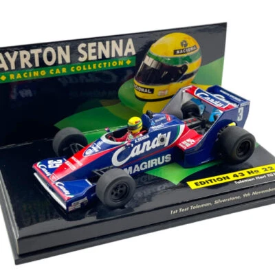 Modellino F1 Minichamps 1/43 Edition 43 Toleman Hart TG183B A. Senna #35 1st ... - Immagine 1 di 4