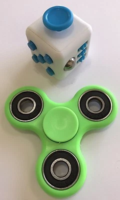 FIDGET CUBE & SPINNER GADGET Sollievo Stress Ansia Focus ADHD Terapia Autismo - Immagine 1 di 4
