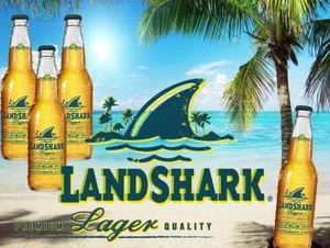 Landshark Premium Lager Metal Sign - Picture 1 of 1