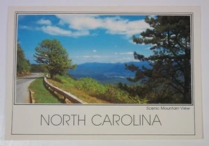 Postal escénica de Carolina del Norte Mountain View 4x6 sin usar Blue Ridge Parkway - Imagen 1 de 2