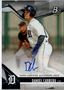 2021 Bowman Platinum Daniel Cabrera Top Prospects Auto #TOP-60 Tigers - Picture 1 of 2