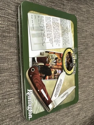 Remington Silver Anniversary Bullet Knife 1982-2007 #R1128 New In Tin - Image 1 of 4