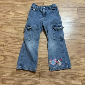 y2k 2000s Nick Jr Dora The Explorer Boots Jeans Size Girls 4 - Picture 1 of 7