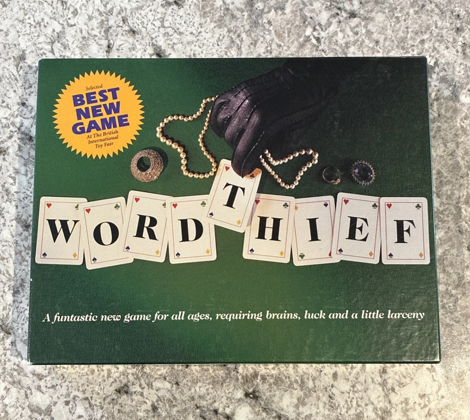 Wordthief Board Game by Faby Games 1994 Educational Card Game 100% Complete - Image 1 of 4
