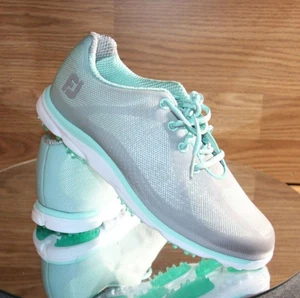 FootJoy Damen 7 M emPOWER leichte Golfschuhe 98013 grau grün Komfort neu ohne Karton - Bild 1 von 12