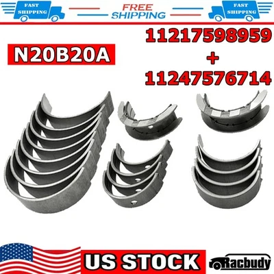 Juego de cojinetes principales del cigüeñal del motor para BMW F20 F22 F25 F26 2,0 L N20B20A Foto 1 de 4