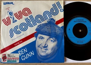 BEN GUNN VIVA SCOTLAND 7" SINGLE LISMOR (1982) EX++ WORLD CUP - Picture 1 of 3