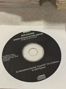 Dell Reinstalling Cyberlink PowerDVD DX 7.0 - SEALED!!! - Picture 1 of 1