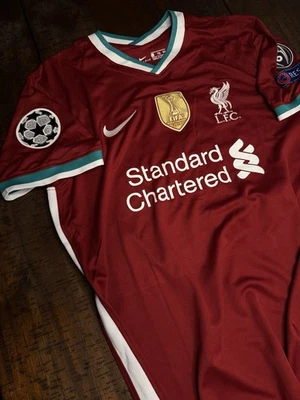 Liverpool 20/21 Retro Home Kit DIOGO J. #20 Size X-Large - Image 1 of 2