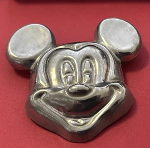 So süß Vintage Sterlingsilber 18,7 g Mickey Mouse 2,5" groß Pin Anhänger - Bild 1 von 5